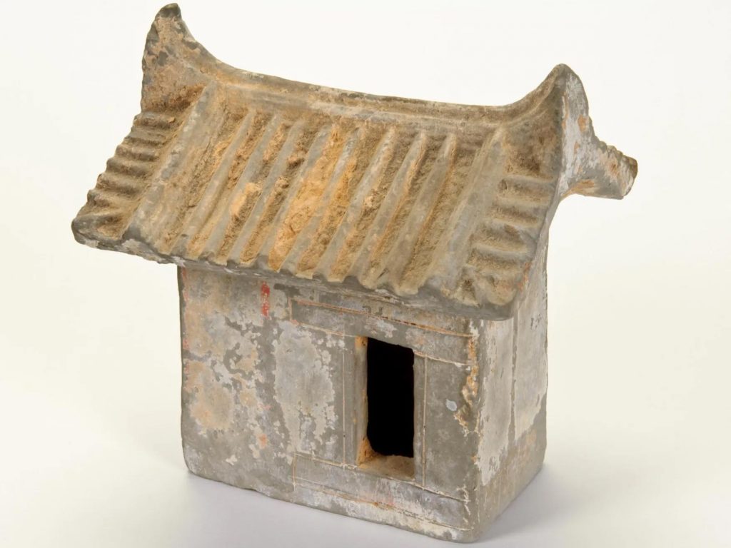 Earthenware model of a house