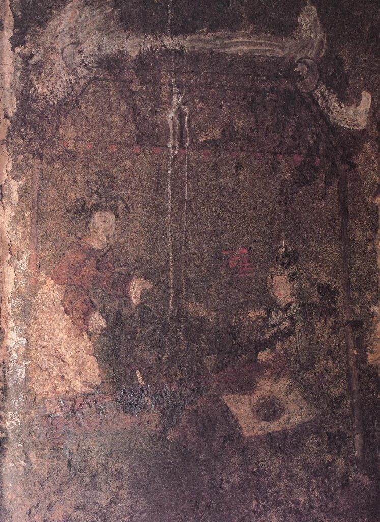 Faded wall painting