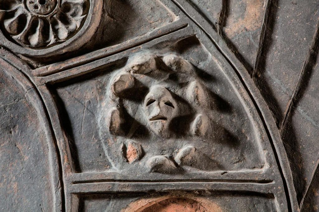 Detail of face motif