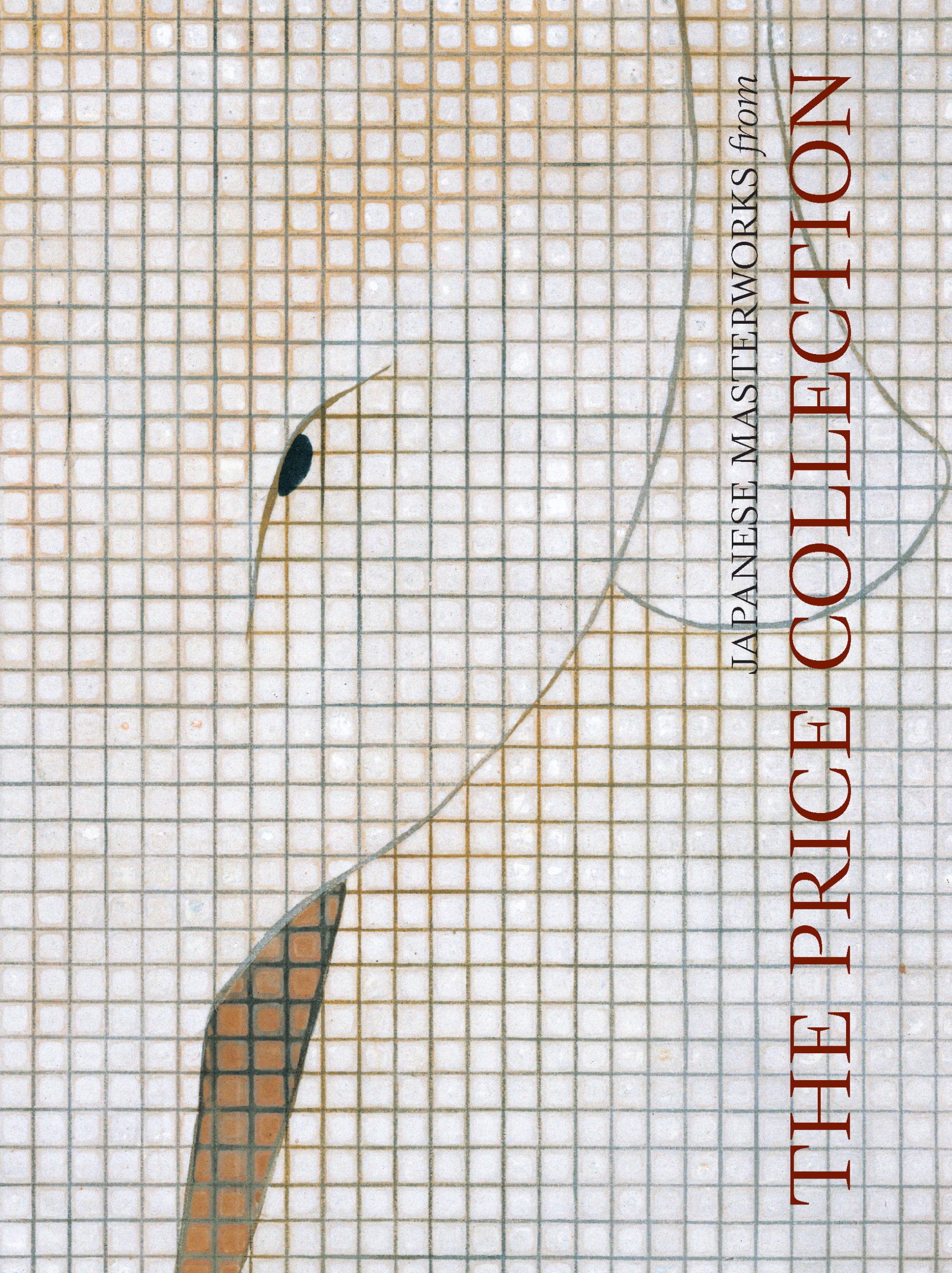 book cover of Japanese Masterworks from the Price Collection, showing a drawing of an elephant with grid