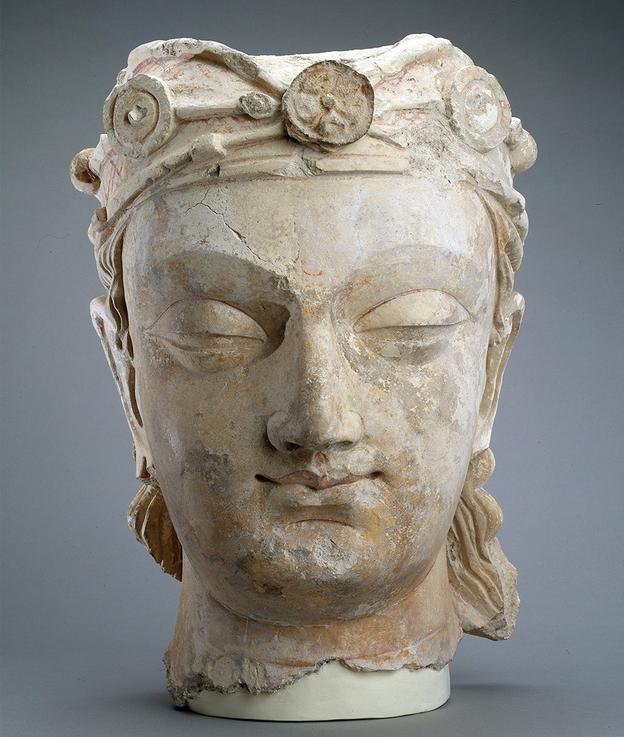 S1987.851 stone buddha head