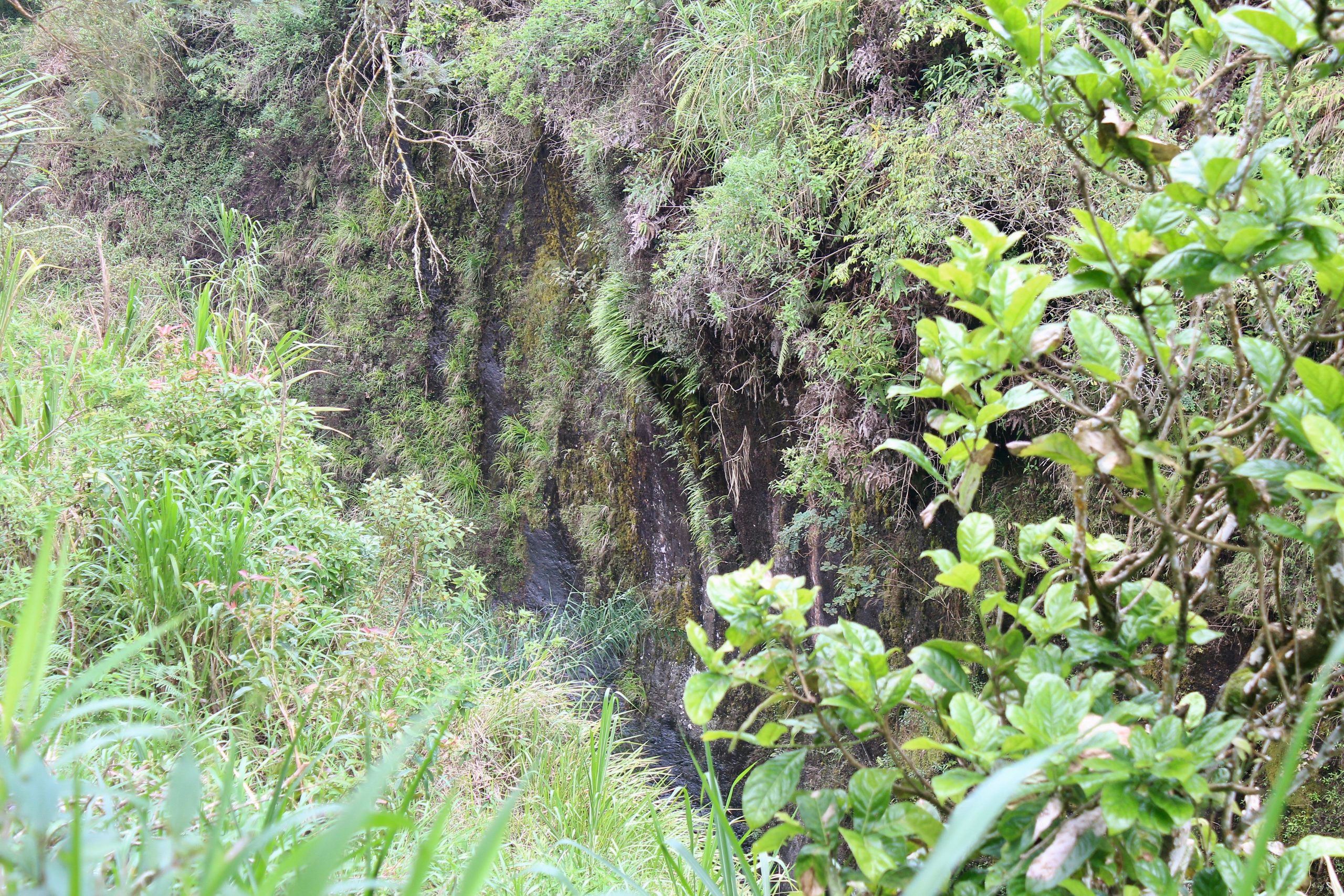 River far below in a ravine