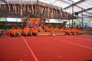 Gamelan ensemble.