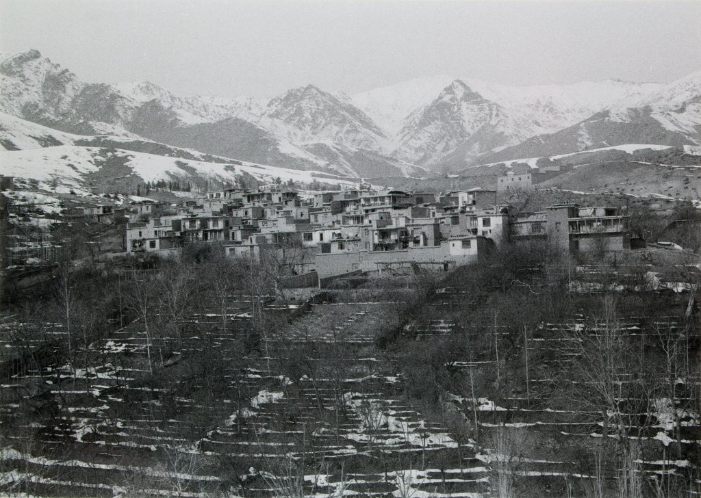 a view of surrounding mountains and valley, Istalif, Afghanistan