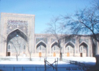 several arch shaped entryways