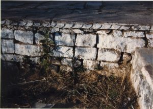 photograph of a stone wall