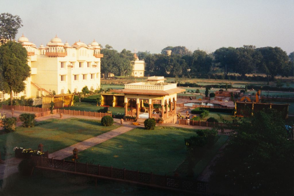 photograph of the Jai Mahal Garden