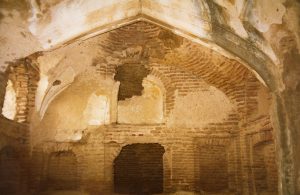 photograph of a doom shaped brick and stone room