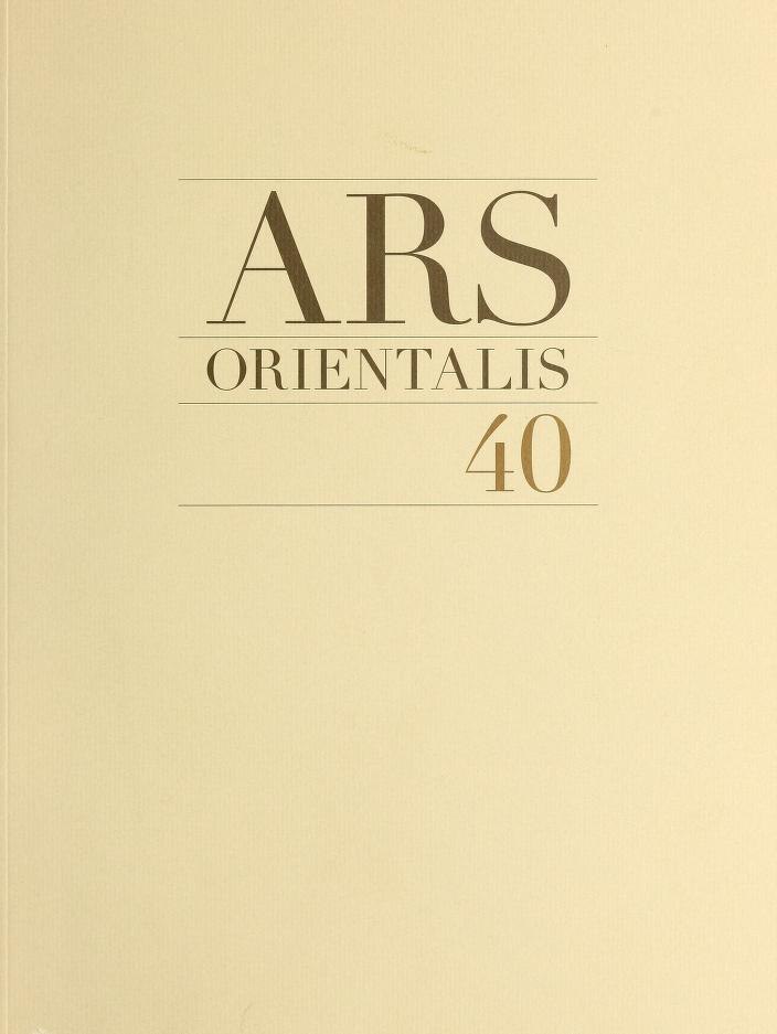 Ars Orientalis, volume 40 cover