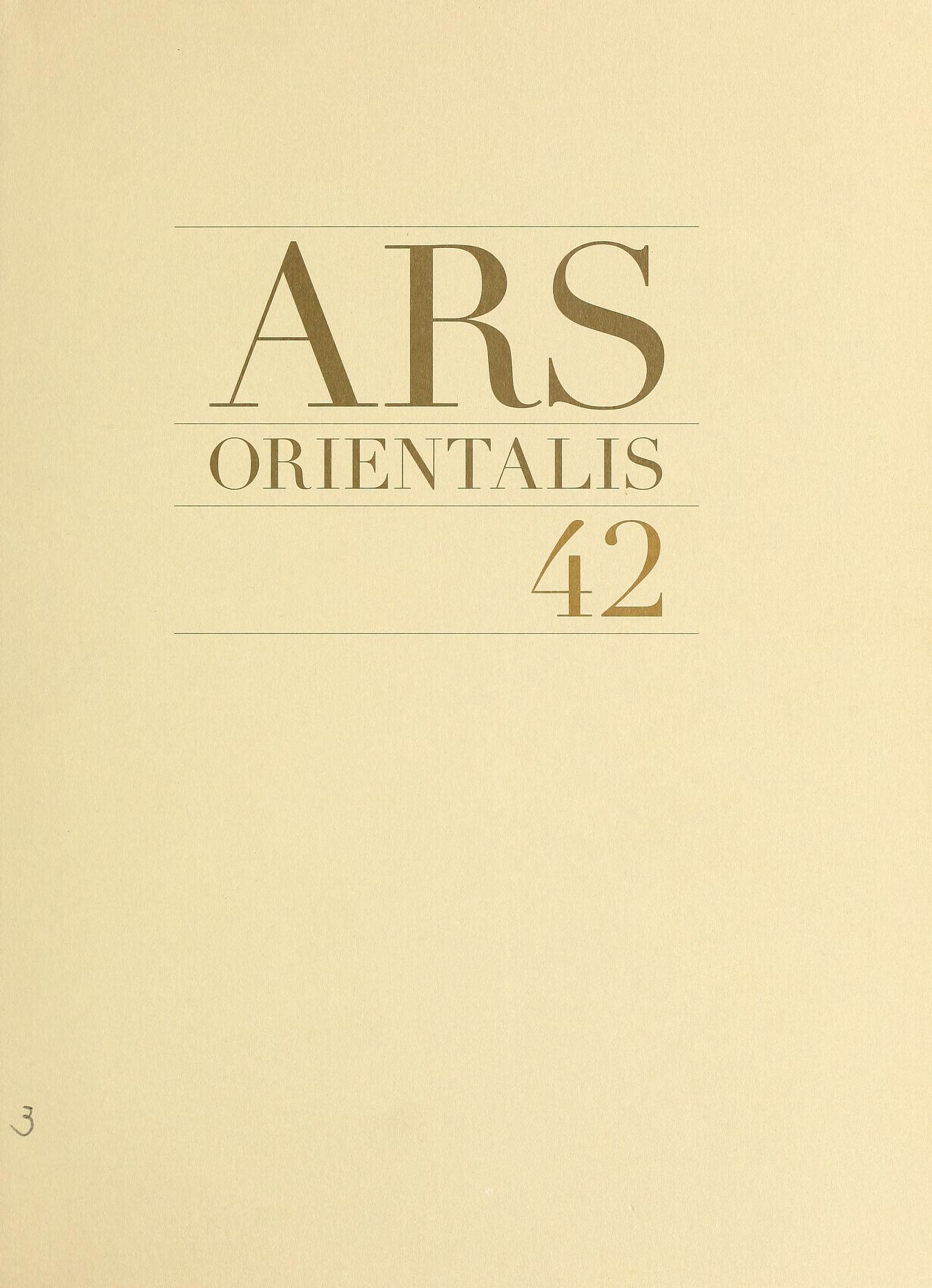 Ars Orientalis, volume 42 book cover