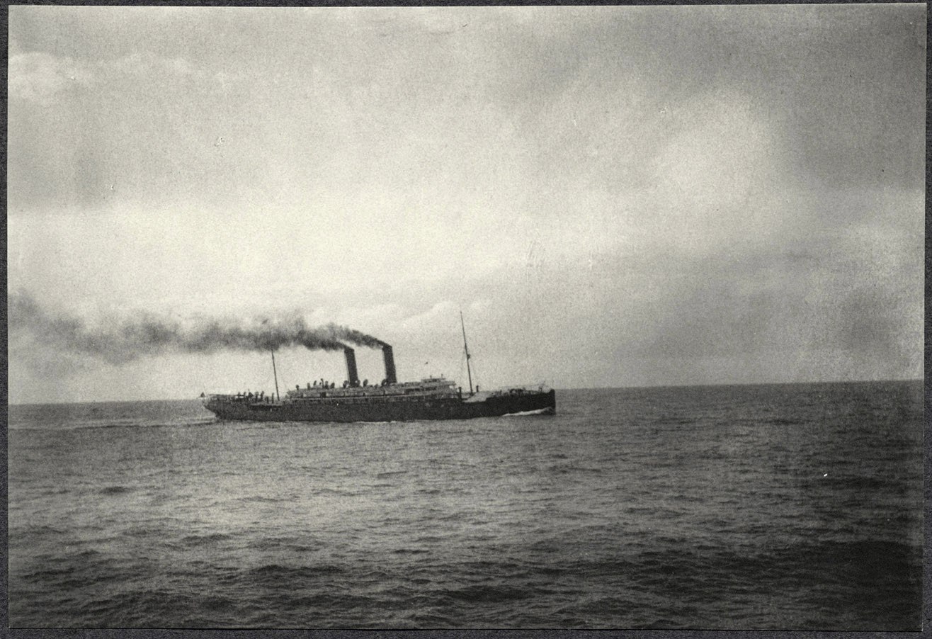 S.S Siberia photographed from the S.S. Manchuria.