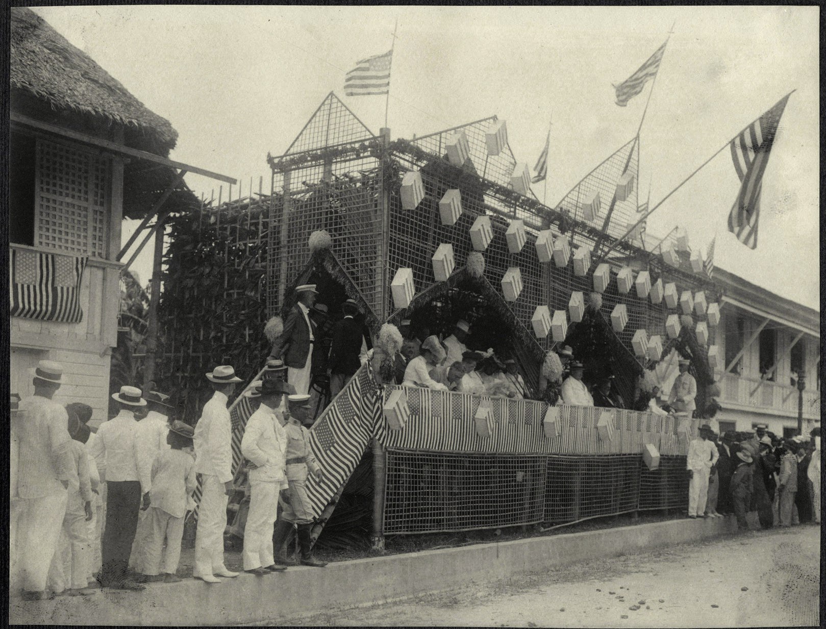 Reviewing stand, possibly Legazpi