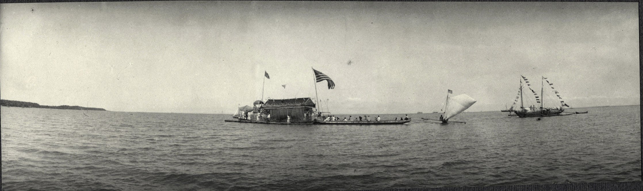 Bacolod: Ceremonial raft on the occasion of the visit of William H. Taft