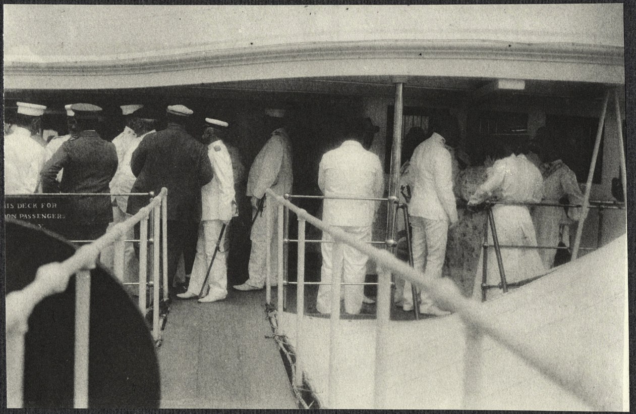 Americans aboard the USS Logan