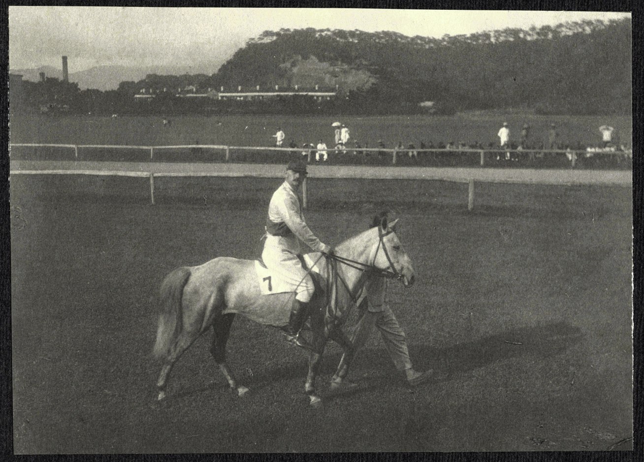 Hong Kong: A jockey at the racetrack