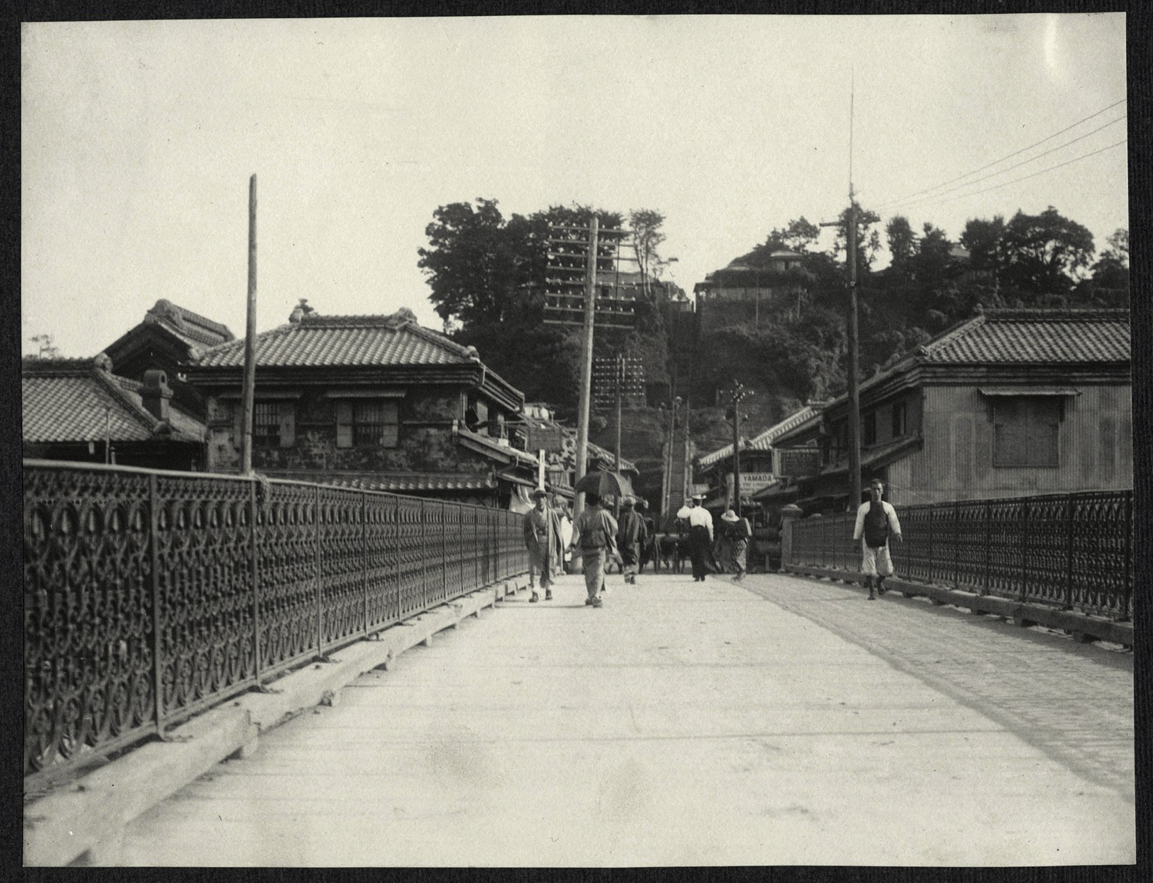 Yokohama: View across Maeda Bridge toward the 100 Steps at Motomachi