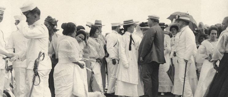 Alice Roosevelt and William H. Taft in the Philippines. August, 1905