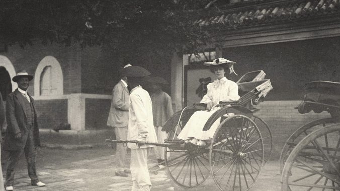 Beijing: Alice Roosevelt in a rickshaw