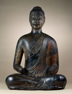 dark-colored buddha from the Walters Art museum