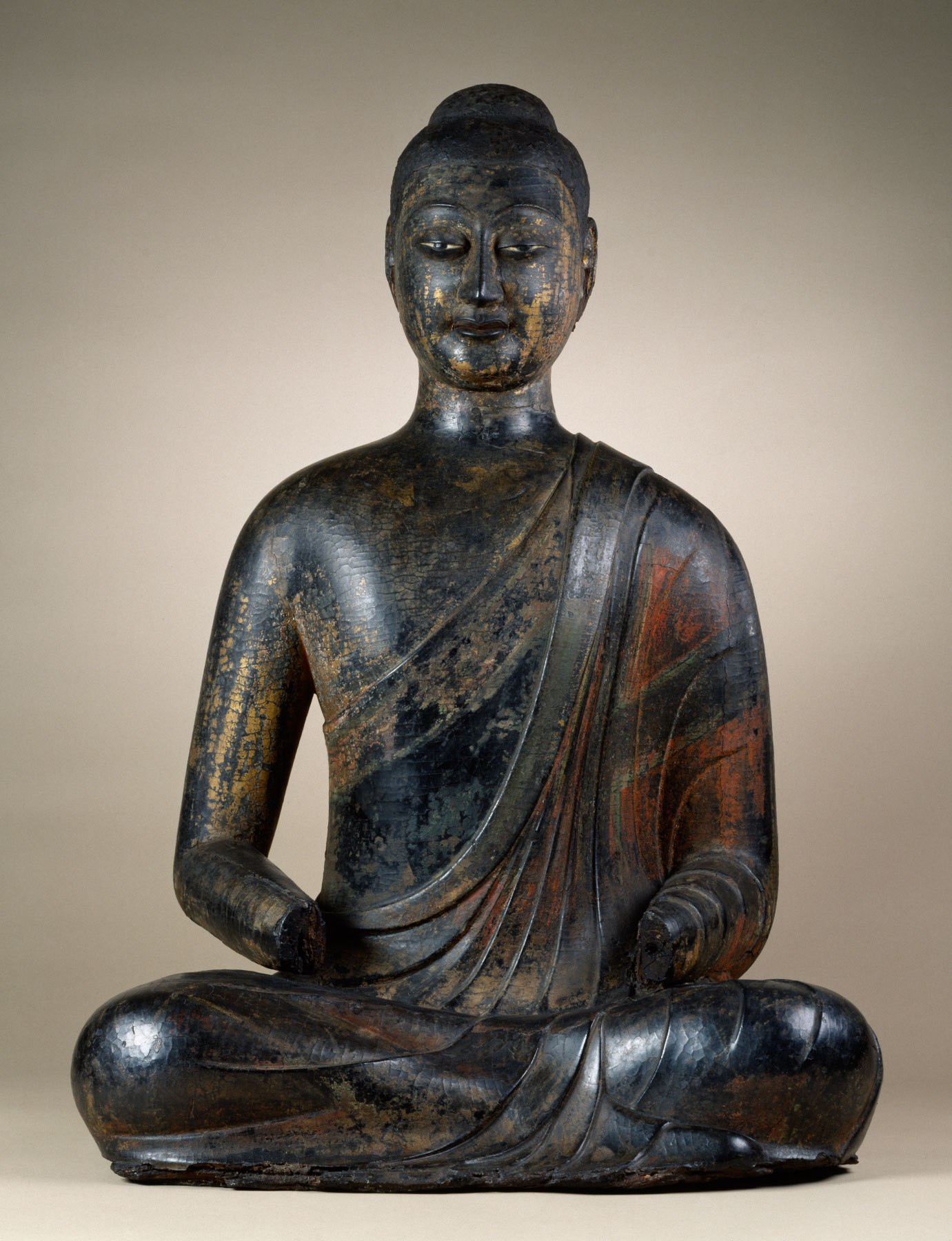 dark-colored buddha from the Walters Art museum