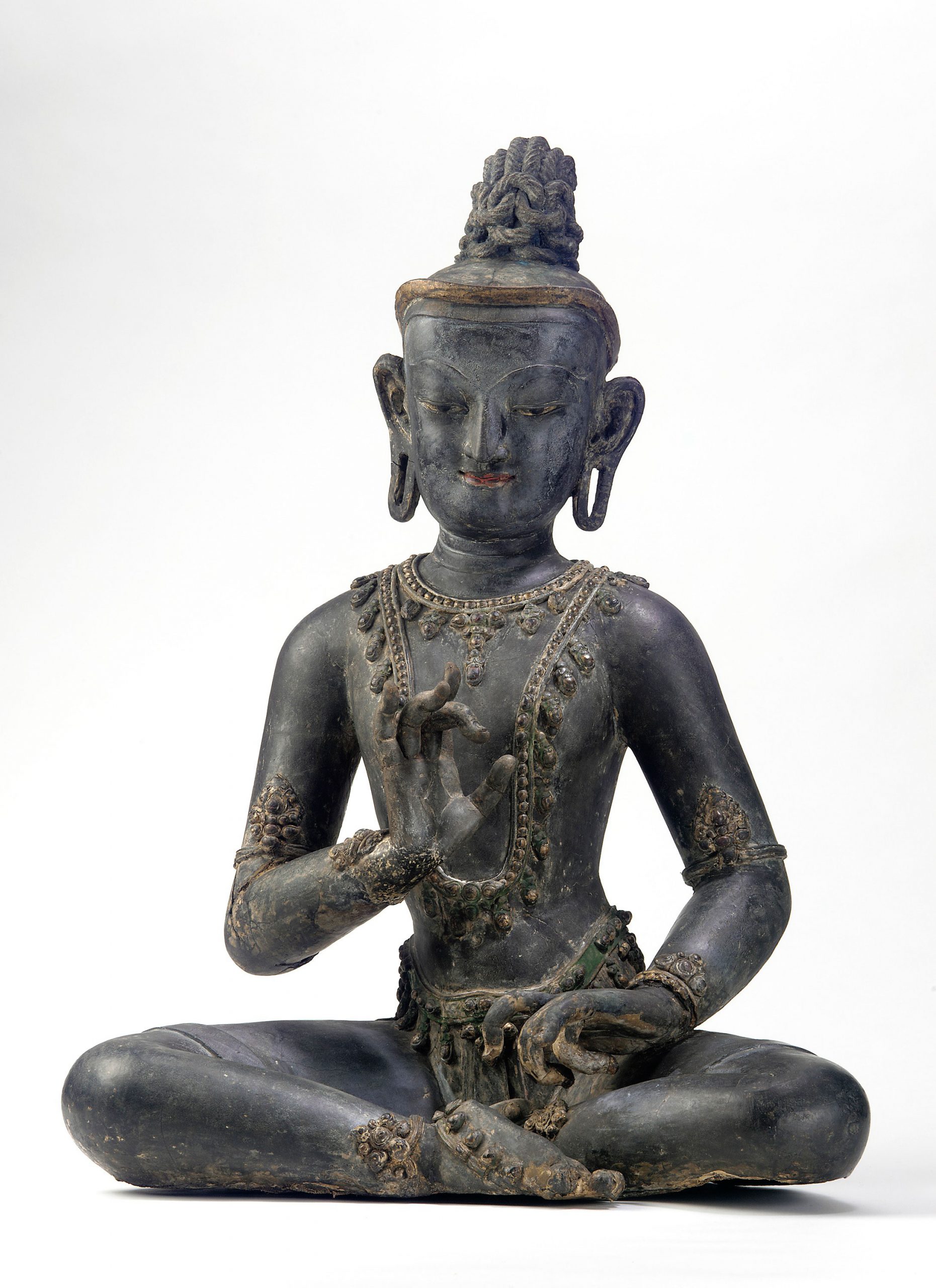 A seated bodhisattva
