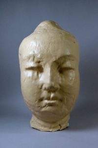 a 3D print of the interior of the bodisattva head