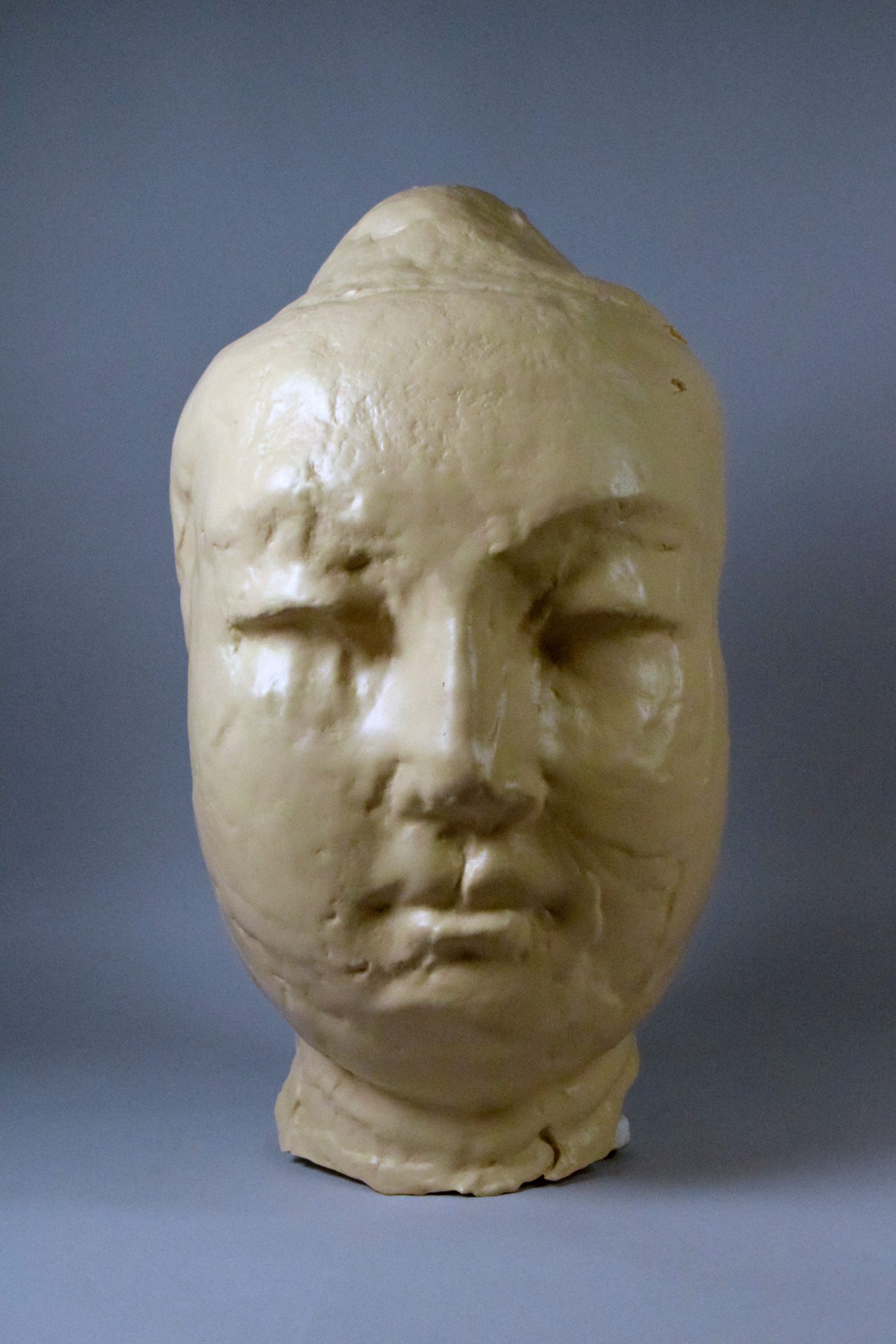 a 3D print of the interior of the bodisattva head