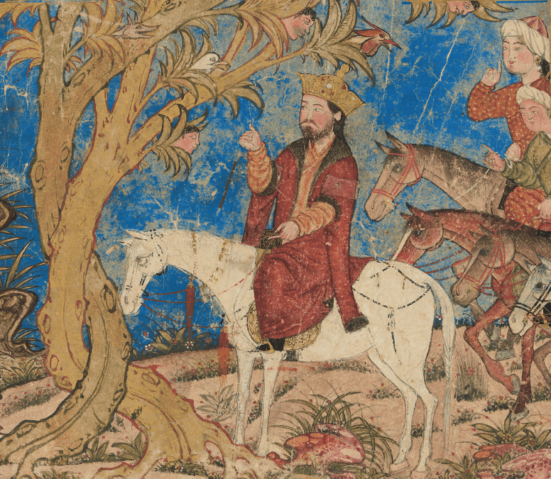 Iskandar and the talking tree (detail)