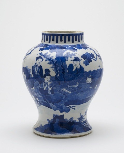 Baluster-shaped vase F1980.14a-c
