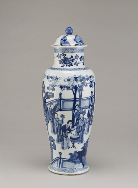 Baluster vase, from a five-piece garniture (F1980.190--194)