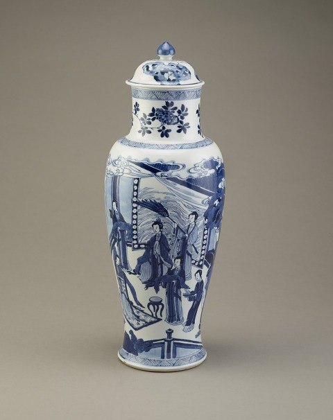 Baluster vase, from a five-piece garniture (F1980.190-.194)