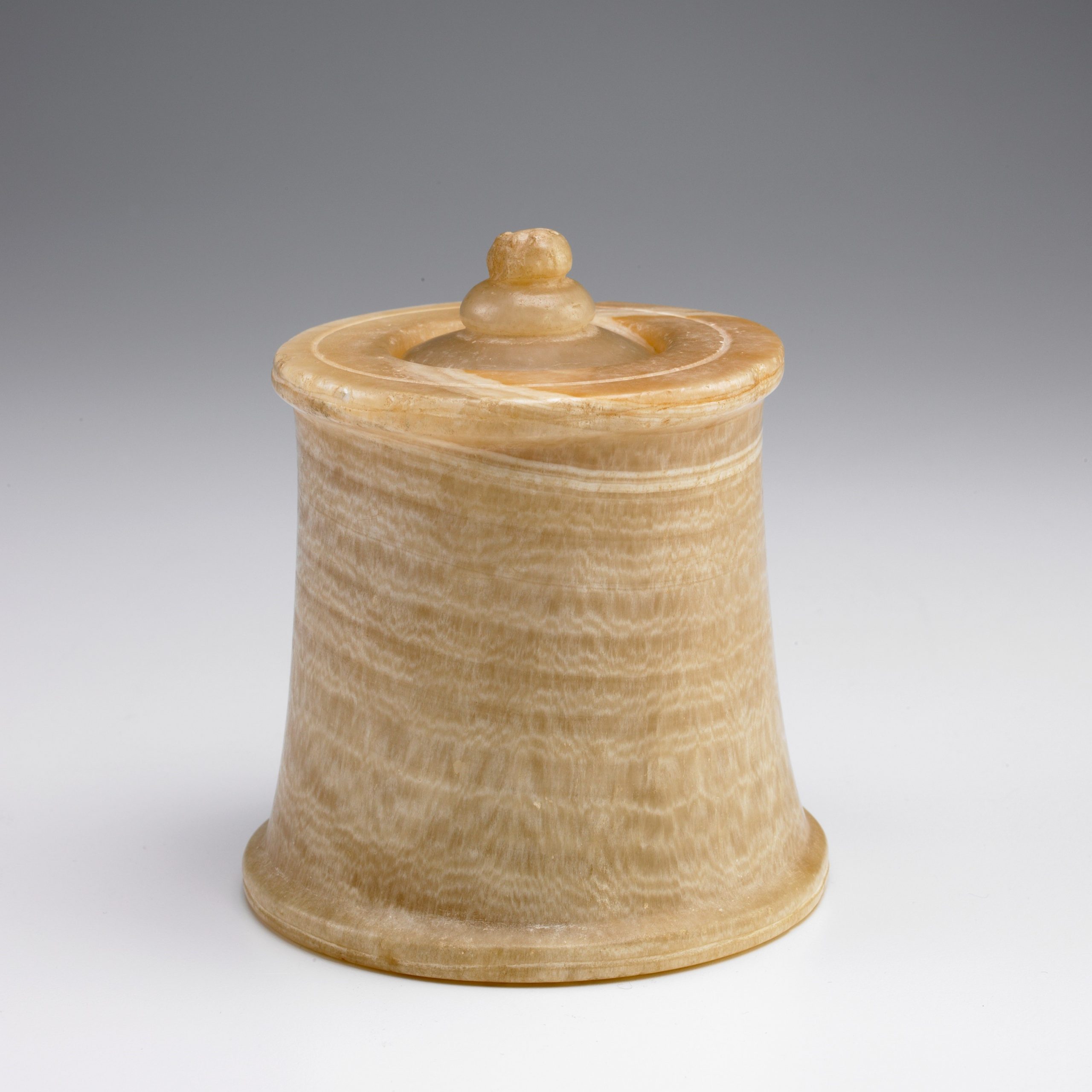 Alabaster jar and lid