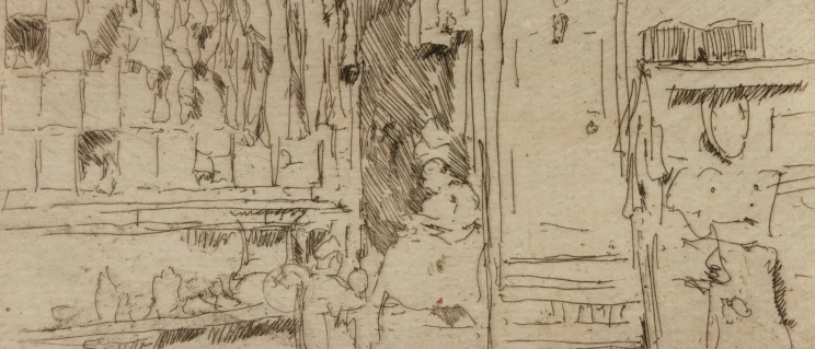 Line drawing of Milman's Row