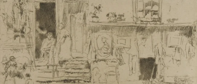 Line drawing of Milman's Row